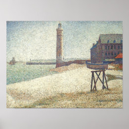 Lighthouse at Honfleur Poster