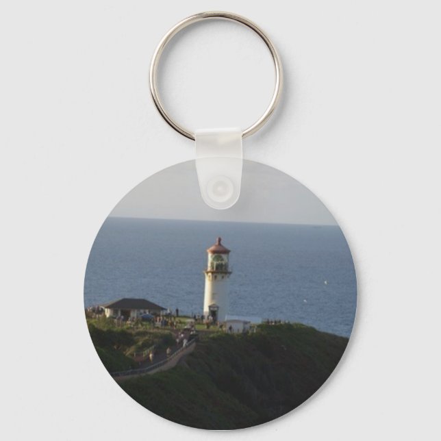 Lighthouse at Kilauea Point Keychain (Front)