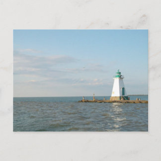 Lighthouse At Lake Ontario Postcard