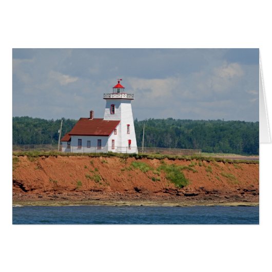 Lighthouse at North Umberland on Prince Edward (Front Horizontal)