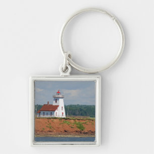 Lighthouse at North Umberland on Prince Edward Keychain