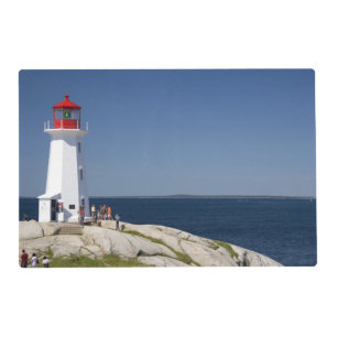 Lighthouse at Peggy's Cove, Nova Scotia, Canada. Placemat