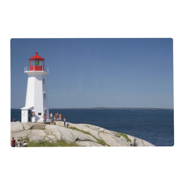 Lighthouse at Peggy's Cove, Nova Scotia, Canada. Placemat (Front)