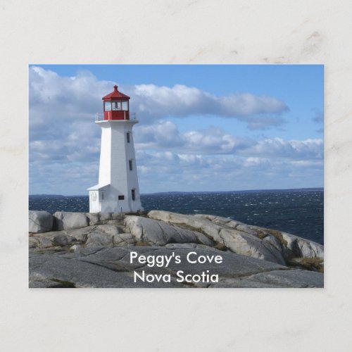 Lighthouse at Peggys Cove Postcard