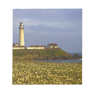 Lighthouse at Pigeon Point State Beach in San Notepad