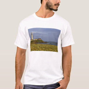 Lighthouse at Pigeon Point State Beach in San T-Shirt