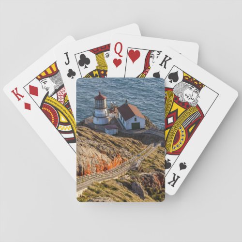 Lighthouse At Point Reyes National Seashore Poker Cards