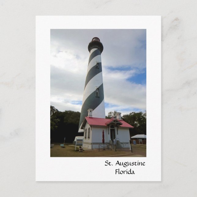 Lighthouse at St. Augustine Postcard (Front)
