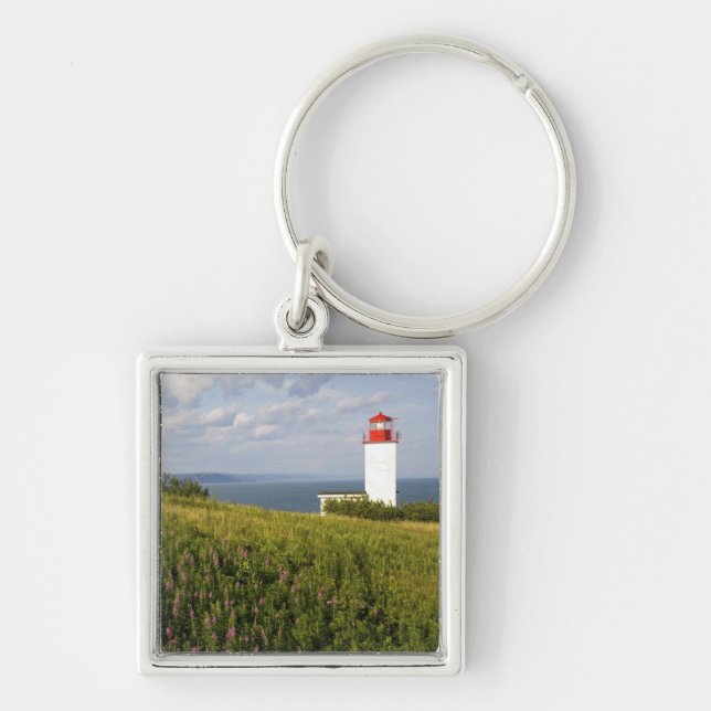 Lighthouse at St. Martins, New Brunswick, Keychain (Front)