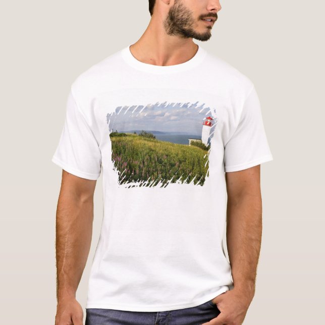 Lighthouse at St. Martins, New Brunswick, T-Shirt (Front)