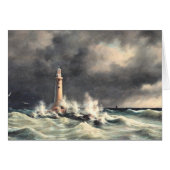 Lighthouse at Stora Balt, fine art Postcard (Front Horizontal)