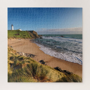 Lighthouse at the Beach Jigsaw Puzzle