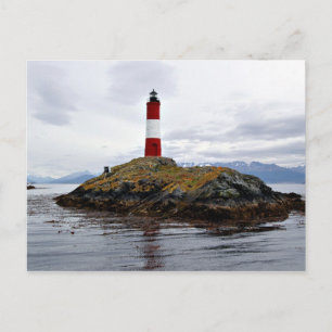 Lighthouse at the end of the world postcard