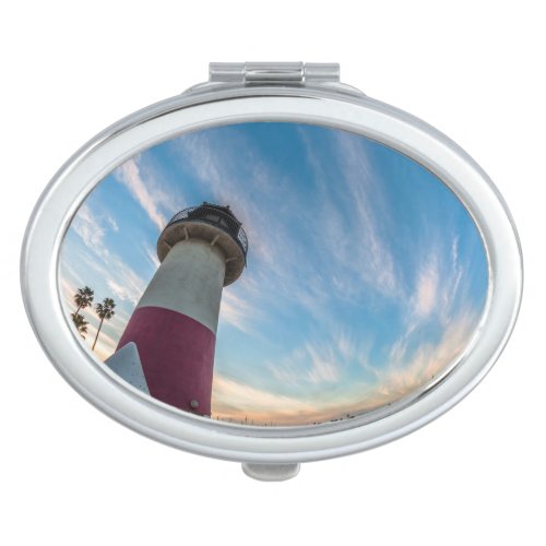 Lighthouse at the Oceanside Harbor Mirror For Makeup