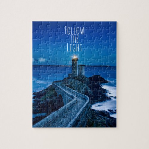 Lighthouse at Twilight Jigsaw Puzzle