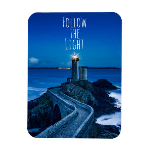 Lighthouse at Twilight Magnet