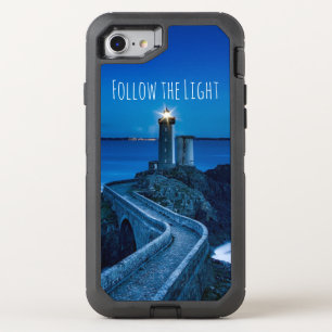 Lighthouse at Twilight OtterBox Defender iPhone SE/8/7 Case