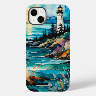 Lighthouse Bay Mountain Wildflower Garden Case-Mate iPhone 14 Plus Case
