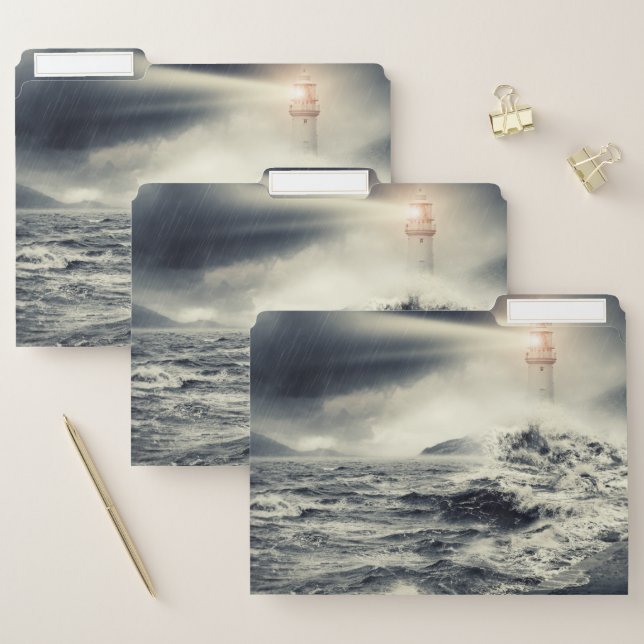 Lighthouse Beacon File Folder (Set)