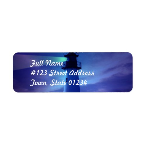 Lighthouse Beacon Mailing Label