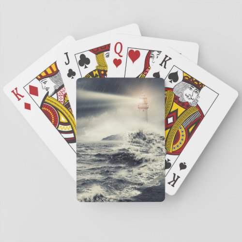 Lighthouse Beacon Poker Cards