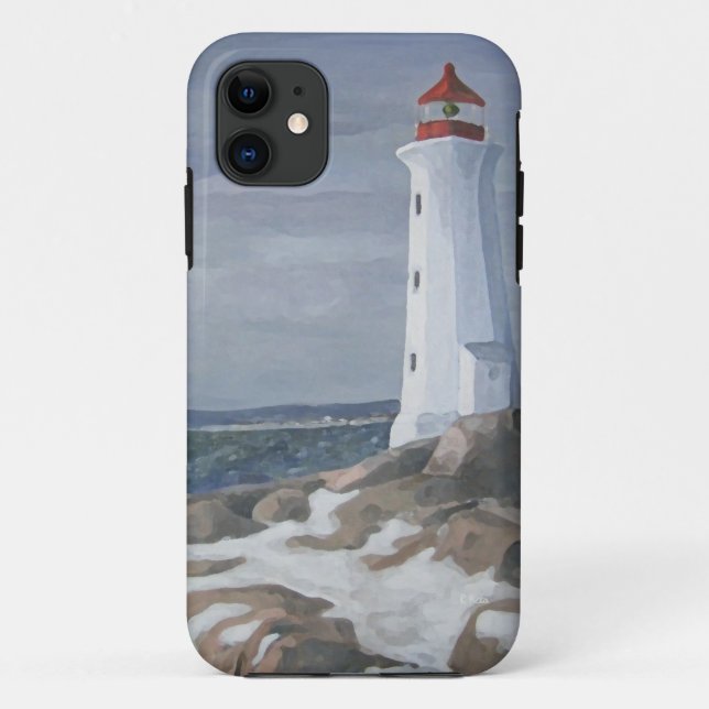 Lighthouse blue iphone Case-Mate iPhone case (Back)