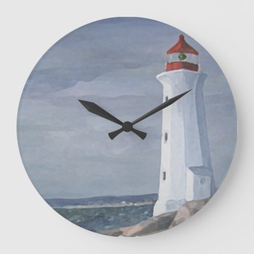 Lighthouse blue reloj large clock