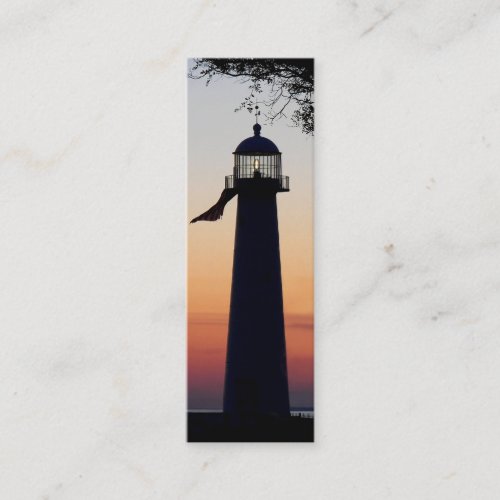 Lighthouse Bookmark Mini Business Card