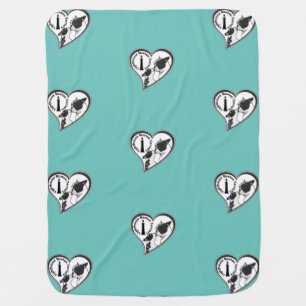 Lighthouse Boston Terriers Baby Blanket