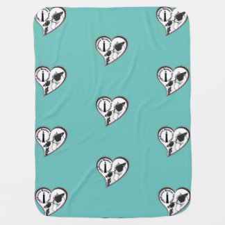 Lighthouse Boston Terriers Baby Blanket
