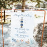 Lighthouse Boy Baby Shower Welcome Sign