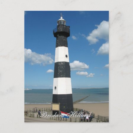 Lighthouse Breskens Holland Postcard