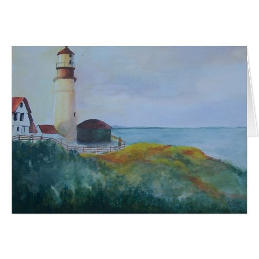 "Lighthouse" by Marlene Book Cards (Front Horizontal)