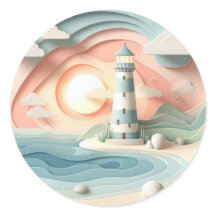 Lighthouse By The Sea