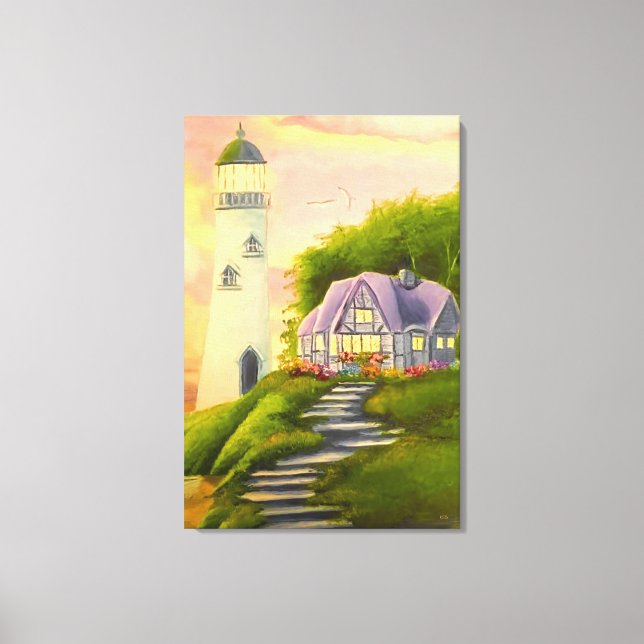 Lighthouse Canvas Print (Front)