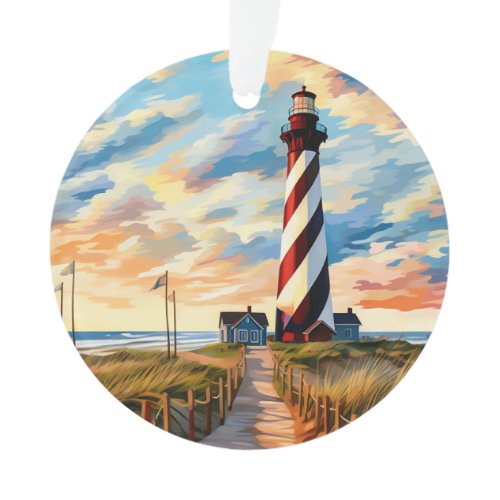 Lighthouse Cape Hatteras Ornament