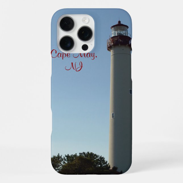 Lighthouse, Cape May, NJ Iphone Case (Back)
