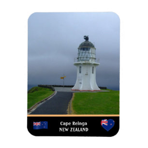 Lighthouse & Cape Reinga - Maori / New Zealand Magnet