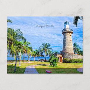 Lighthouse, Cartagena, Colombia Holiday Postcard