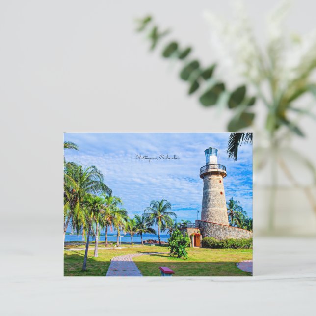 Lighthouse, Cartagena, Colombia Postcard (Standing Front)