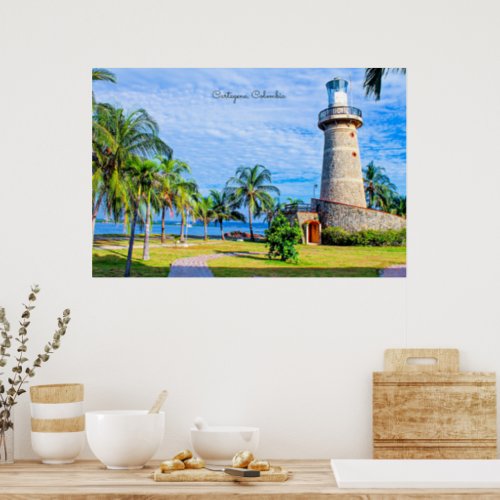 Lighthouse Cartagena Colombia Poster