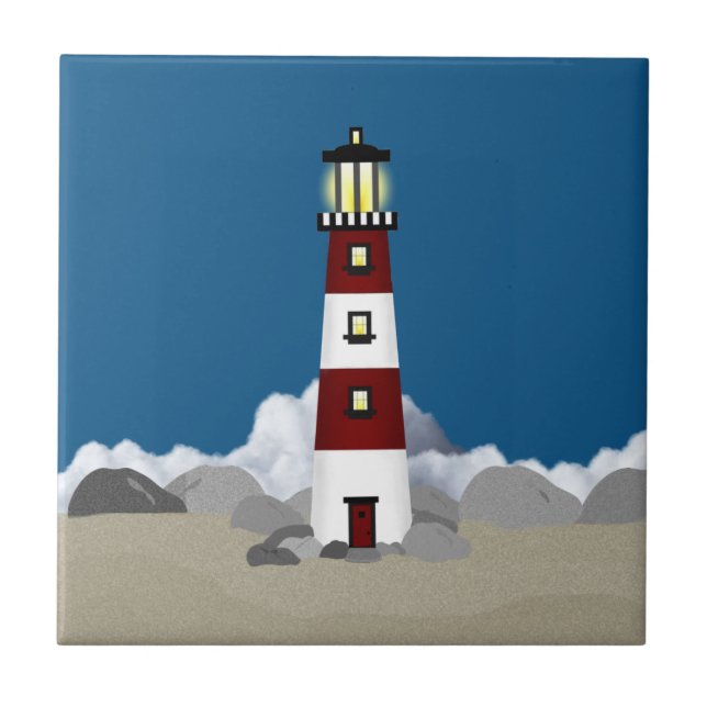 Lighthouse Ceramic Tile (Front)