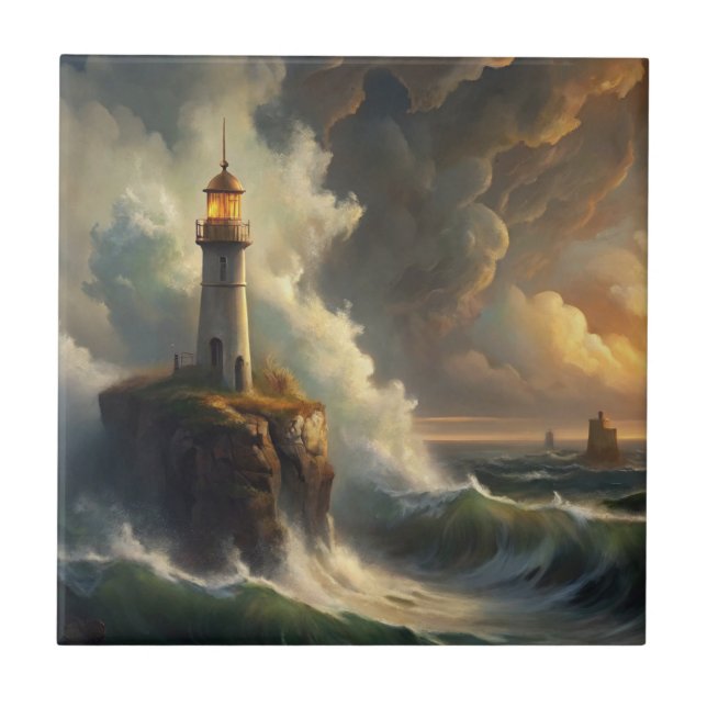Lighthouse Ceramic Tile (Front)