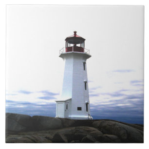 Lighthouse Ceramic tile Or Trivet Or Treasure Box