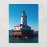 Lighthouse, Chicago&#39;s Navy Pier Postcard at Zazzle