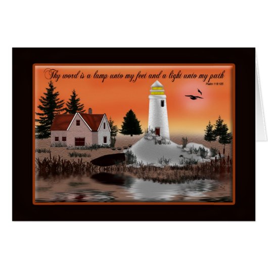 LIGHTHOUSE CHRISTIAN CARD - MULTI PURPOSE (Front Horizontal)