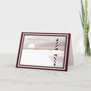 Lighthouse, Christmas Holiday Card