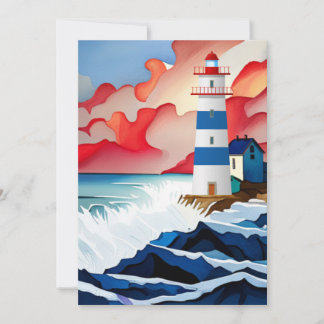 Lighthouse Collection Thank You Card