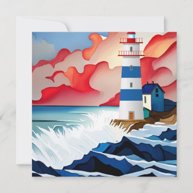 Lighthouse Collection Thank You Card (Front)