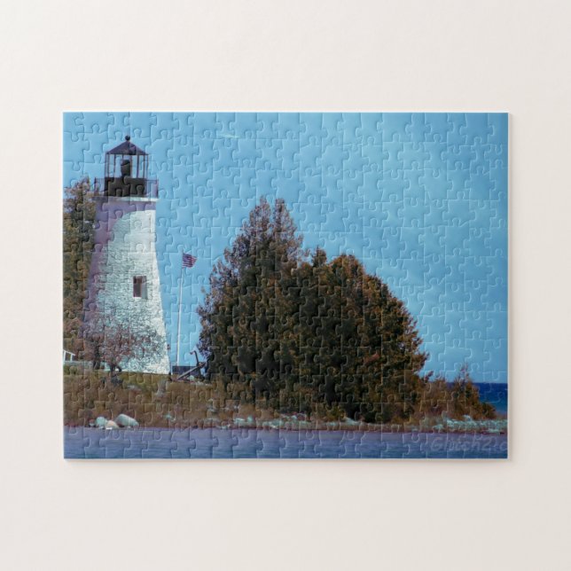 Lighthouse Creative Lake Sea Jigsaw Puzzle (Horizontal)